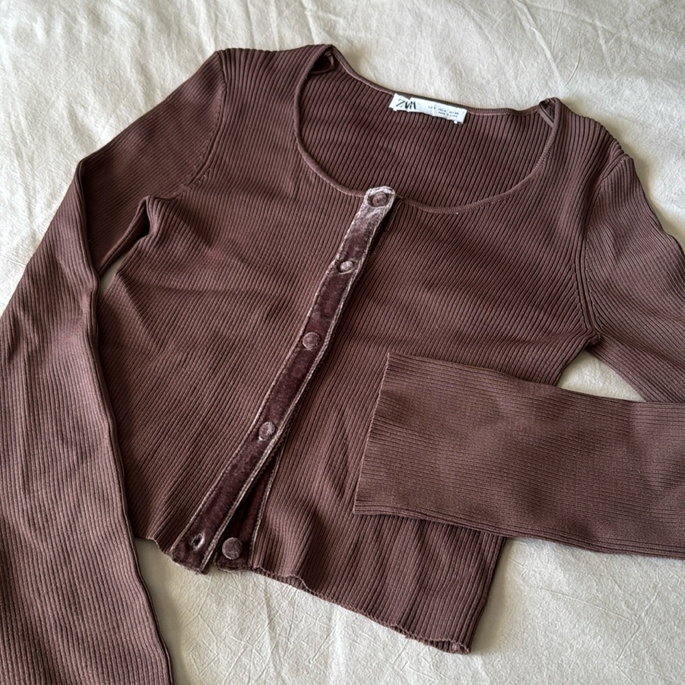 Zara Button-Up Cardigan